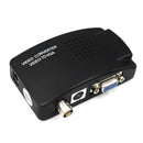 BNC VGA Composite S-Video to VGA Converter Video Converter VGA Output Adapter Digital Switch Box for PC Mac TV Camera DVD DVR