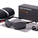 BARCUR Sports Eyewear Aluminium Sunglasses Men Polarized Sun glasses Women glasses Anti-Reflective shades oculos de sol feminino