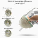 BC Babycare Baby Sippy Cup Kids Learning 360° Drinking Water Baby Bottle Leakproof V-Straw Anti-choked Handle/Shoulder Strap Cup