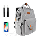 Diaper Bag Backpack Waterproof Travel Nappy Bags, Large Capacity Nappy Tote Stylish And Durable For Baby Care Bag