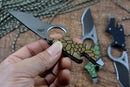 Y-START MK5002 Multifunctional Neck Utility Knife for Outdoor Camping EDC Hunting  Fixed D2 Blade with G10 Case Multi-Tools
