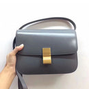 Classic Crossbody Bag Genuine Leather Box Tofu Shoulder Bag for Women 2021 Adjustable Luxury Design Flap Crossbody Bag with Lock