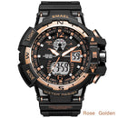 SMAEL Sport Watch Men Big Dial LED Digital Quartz Wrist Watches Men&