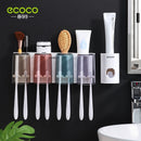 ECOCO 浴室牙刷架 浴室收纳架 电动牙刷架 壁挂式浴室配件套装 家居用品