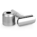 QSHAVE Adjustable Safety Razor kit  Men's Shaving kit Holder + Razor + Blade Disposal Case +15 Blades set