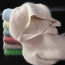 2021 Spring Winter 100% Mink Cashmere Sweater Women Knitted Hooded Warm Lady's Grade Up Jumpers and Pullovers Soft Warm Tops