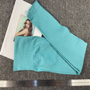 无缝健身女士瑜伽服高弹力运动套装带胸垫运动文胸高腰运动紧身裤健身房