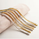 5mm Rock Hip Hop Zirconia Tennis Chains Bling Iced out Cubic Necklace Men women Jewelry Crystal Choker Ketting Sieraden 18"  20"
