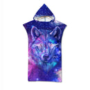 Microfiber Fabric Adult Bath Towels Beach Towel Changing Bathrobe Cloaks Hooded Swimming Pool Gym Fitness Bath Towels