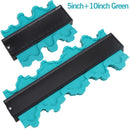 Onnfang 2Pcs/Packs Copy Gauge Duplicator Contour Scale Template Wood Marking Tools Tiling Measuring Ruler Woodworking Tools