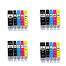 580XXL 581XXL 墨盒，兼容佳能 PGI-580XXL CLI-581XXL PGI 580 XXL CLI 581 XXL 5 件装 PGBK/BK/C/M/Y
