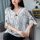 Women's t-shirts Overweight Plus Size Women Clothing Summer Style Chiffon Shirt Top Tee Woman Tees Tops Oversize Women's t-shirt