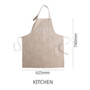 PU Leather Apron Household Waterproof Anti-oil Apron Adult Men And Women Fashion Cooking Apron