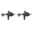 Jisensp Ecg Heartbeat Necklace Love Heart Necklaces Pendants for Women Gold Stainless Steel Jewelry Earrings Doctor Accessories