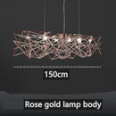 Nordic modern restaurant led chandeliers novelty luxury art bar decoration lighting minimalist living room bar hanging lights