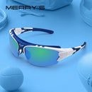 MERRYS DESIGN 男士偏光户外运动太阳镜 驾驶护目镜 UV400 防护 S9021