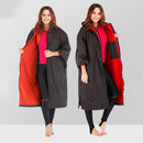 2021 hot sale  hot sale waterproof hoodie poncho wet suit with microfiber terry toweling lining