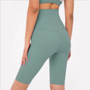 Vnazvnasi 2023 Woman High Waist Energy Yoga Shorts Seamless Hip-up Tight Elastic Sport Short-pants Summer Gym Fitness leggings