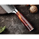 XITUO 8" inch japanese kitchen knives Damascus surface Chef Knife wood handle Japan steel Santoku Cleaver Utility Knives tool