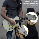 LEKATO LGS-1 Guitar Strap Adjustable 3D Sponge Filling Guitar Belts Acoustic Electric Guitar Strap Bass Belt 3.5" Wide 6 Picks