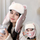K79 Women's Hat Winter HaTt Ushanka hat For Female Thicken Cold Cap Warm Hat Windbreak Hat Warm Hat Pilot Cap Hat With Earflaps