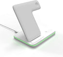 3 In 1 Qi Wireless Charger Stand for Apple Watch 8 7 Airpods Pro 15W Fast Charging Dock Station For iPhone 14 13 12 11 XS XR X 8