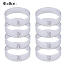 6 8 10 CM Stainless Steel Tart Mold Ring Tartlet Cake Mousse Molds Cookies Pastry Circle Cutter Pie Ring Perforated