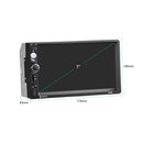 Podofo Universal 2 Din Car Radio Stereo 7 INCH HD Touch Screen Multimedia Player BT Autoaudio FM Receiver Mirror Link Monitor