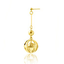 Anime Tokyo Revengers Kazutora Hanemiya Earrings Hollow Ball Pendant Dangle Earring Cosplay Jewelry Accessories