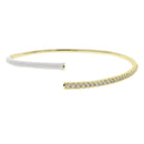 2020 summer new colorful jewelry open adjusted geometric cz Neon enamel geometric bar bangle for women