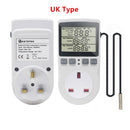 KT3100 KT3200 Thermostat Digital Temperature Controller Socket Outlet Timer Switch Sensor Heating Cooling 16A 220V for Heat Mat