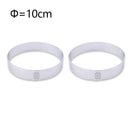 6 8 10 CM Stainless Steel Tart Mold Ring Tartlet Cake Mousse Molds Cookies Pastry Circle Cutter Pie Ring Perforated