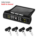 Jansite Smart Car TPMS Tyre Pressure Monitoring System Solar Power Digital LCD Display Auto Security Alarm Systems Tyre Pressure