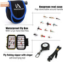 Maximumcatch 3-8WT Fly Fishing Rod And Reel Combo Set 8'6''/9' Medium-fast Fly Rod Pre-spooled Fly Reel &amp; Line &amp;Triangle Tube
