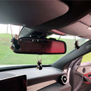 Car Pendant Ornaments Cute Anime Faceless Male Car Rearview Mirror Automobile Pendant Hanging Suspension Decoration Accessories