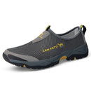 Summer Mesh Shoes Men Sneakers Plus Size Lightweight Breathable Walking Footwear 2022 New Slip-On Comfortable Casual Men&