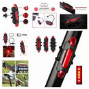 Bicycle Light Waterproof Rear Tail Light LED USB Style Rechargeable or Battery Style Bike Cycling Portable Light
