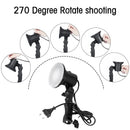 LED Lamp Photography Studio Light Bulb Portrait Soft Box Fill Light Bulb with 37CM Light Stand Tripod Photo Studio