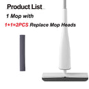 Eyliden Mop180 Degree Self-Wringing Mop Squeeze Mop with PVA Sponge Mop Heads Floor Washing Mop for Household Cleaning Tools