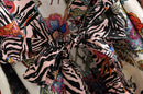2021 Bohemia Locate Floral Print Long Kimono Shirt Hippie Women Lacing up Tie Bow Sashes Cardigan Loose Blouse BOHO Tops Holiday