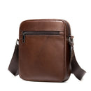 WESTAL Men's Shoulder Bag Casual Genuine Leather Messenger Bag Mini Men's Crossbody Bag Small Men's Sling Bag for Phone 7362