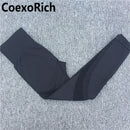 Yoga Set Women Fitness Gym Clothing Sport Suit Seamless Hollow Out Long Sleeve Crop Top High Waist Workout Leggings Sportwear