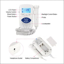RZ Mini Fetal Doppler Baby Ultrasound Sound Heartbeat Detector Monitor Prenatal With Earphone Fetal Doppler Stethoscope