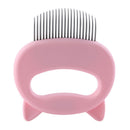 Pet Massage Brush Shell Shaped Handle Pet Grooming Massage Tool To Remove Loose Hairs Only For Cats Pet Supplies