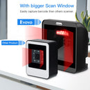Eyoyo 2D Desktop Barcode Scanner, Omnidirectional Hands-Free Wired USB Big Barcode Reader 1D QR Screen Barcodes Scanning Scanner
