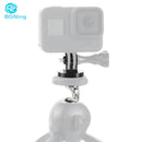 适用于Gopro三脚架支架适配器1/4螺纹适配器CNC铝合金，兼容Go Pro Hero 9 8 7 6 5 4 3+运动相机配件