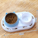 HOOPET Pet Automatic Feeder For Cat Dog Bowl Cat Dispenser Bowl With Raised Stand for Pet Cat Pet Supplies