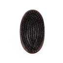 Men'S Oval Beard Brush Cleaning Care Tools Bristle Hair Wave Curling Brush Solid Wood Smooth Hair Comb Beard Comb