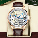 Genuine AILANG Men's Sports Watch Hollow Machinery Top Brand Men's Leather Watch Trend Luminous Waterproof 2020 New