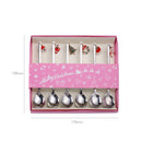 Wholesale Christmas Coffee Spoon &amp; Fork Sets Coffee Stirring Spoon Creative Dessert Tea Spoon Shovel Christmas Gift Box